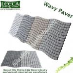 Natural granite wavy paver lowes paving stones