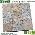 Cobblestone mat color cube mesh paver