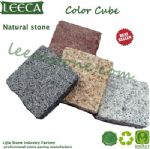 Color stone cube granite cobble stone pavers lowes