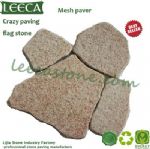 Garden edging stone irregular pattern granite paver