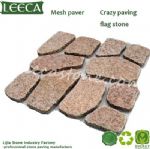 Garden edging stone irregular pattern granite paver