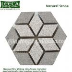 Octagon granite natural stone paving tiles