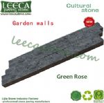 Cultural stone corner garden wall stone landscape edging