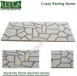 Natural finish mix color crazy paving pavers florida