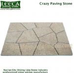 Natural finish mix color crazy paving pavers florida