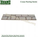 Edging garden stone irregular mesh paver outdoor tiles