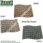 Granite wavy paver outdoor tiles for garden decor