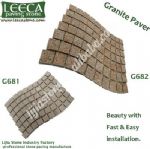 Plaza walkway decor stone granite G681 G682