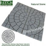 Garden stone circle Beige yellow granite natural stone