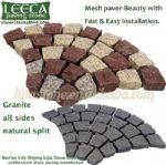 Red brick prices fan shape stone paving