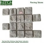 Misty yellow granite cobble interlocking paver