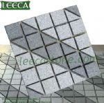 Antique gray paver modular cobblestone paving