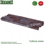 Imperial red porfido cultural stone wall paving