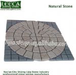 Stone granite centre circle plaza decorative stone