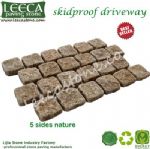 Rusty yellow granite Garden path cobblestone mat