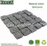 Mesh back cobble stone,stone tumbled,granite types