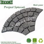 Euro fan natural garden cobblestone paver