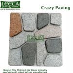 Crazy pattern garden stepping stone