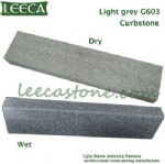 Light grey G603 granite curbstone