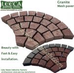 Porphyry/ porfido stone paver, mesh on back