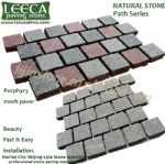 Porphyry/ porfido stone paver, interlocking block