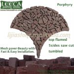 Euro fan natural garden cobblestone paver