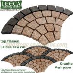 Fan pattern,outdoor paving stone,cobblestone