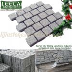 White porphyry garden decor stone