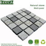 Dark Light granite paving stone, plaza block