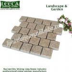 Chinese yellow granite landscape garden decor