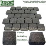 Dark grey paver,paver driveway,mesh stone