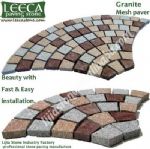 Garden cobbles,cobble stone mats,fan pattern