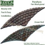 Porphyry,stone paving,fan cobbles