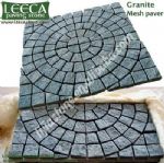 Square paver,stone pavement,mesh back cobble stone