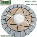 Circle kit paver,round stone paving,water feature