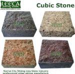 Bricks stone paver Chinese granite cubic block