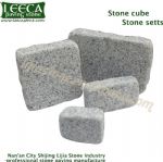 G682 granite stone cube natural kerbstone