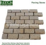 G682 rusty yellow paver split joint stone