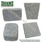 Green natural stone porphyry cube irregular block