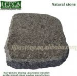 Natural granite stone cube chamfer angle block