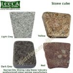 Different shape porphyry granite stone cube