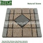 Light grey hexagon granite paving stone