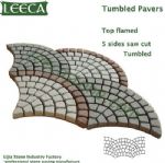 Tumbled pavers Euro fan outdoor tiles