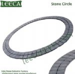 Stone circle dark grey granite field stone