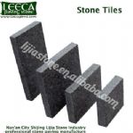 Outdoor stone tiles dark grey granite