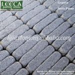 Granite setts tumbled block stepping tiles