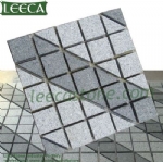 Peacock tail pattern paver garden stone