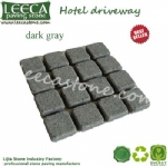 Interlock road paver fan shape stone