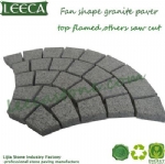 Fan mosaic tile flagstone mat