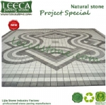 Natural brown stone granite paver